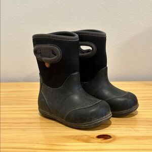 Bogs Kids Black Rain Boots